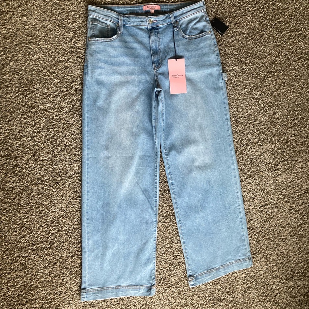 Juicy Couture Light Blue Straight Leg Jeans
